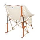Back right view of the natural Fleece Rocker.