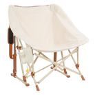 Front right view of the natural Fleece Rocker.