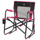 Front left view of the pink shockwave Freestyle Rocker.