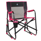 Front right view of the pink shockwave Freestyle Rocker.