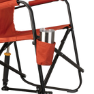 Cup holder of freestyle rocker in pumpkin spice color.