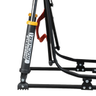 Shock-absorbing spring mechanism of the freestyle rocker.