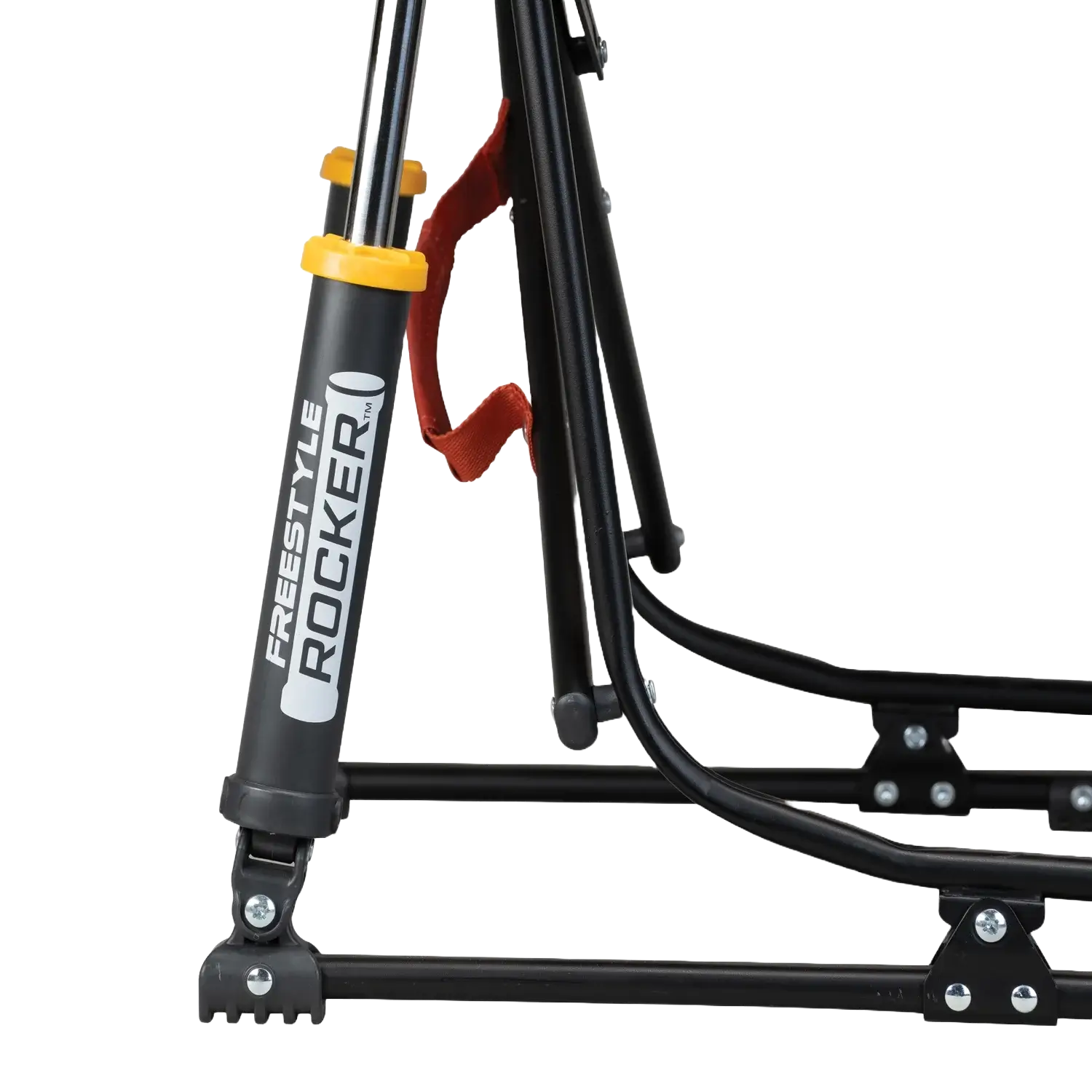 Shock-absorbing spring mechanism of the freestyle rocker.