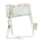 Grab & Go Rocker, Floral Bouquet, Folded Side