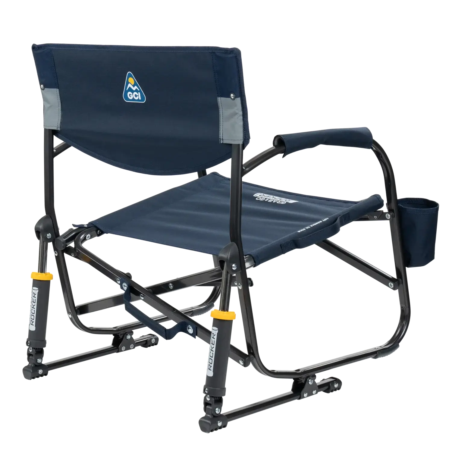 Grab & Go Rocker, Indigo Color Block, Back Right