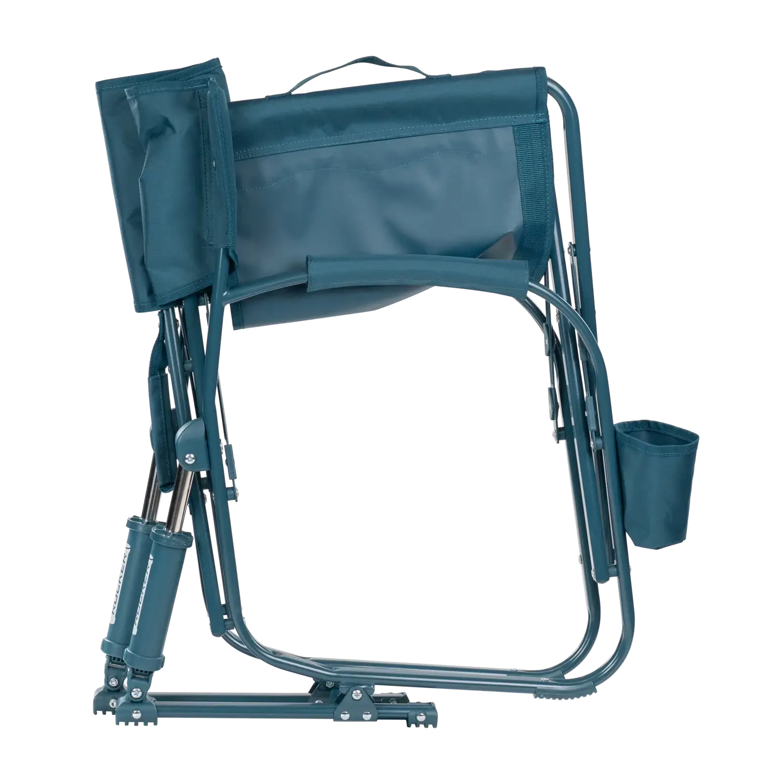 Grab & Go Rocker, Teal, Folded Side