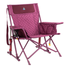 Front right view of the berry Kickback Insulated Rocker.