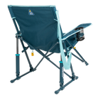 Back right view of the teal Kickback Insulated Rocker.