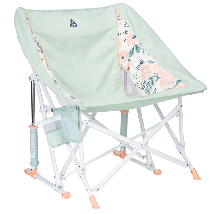 Front right angle of the floral bouquet Pod Rocker.