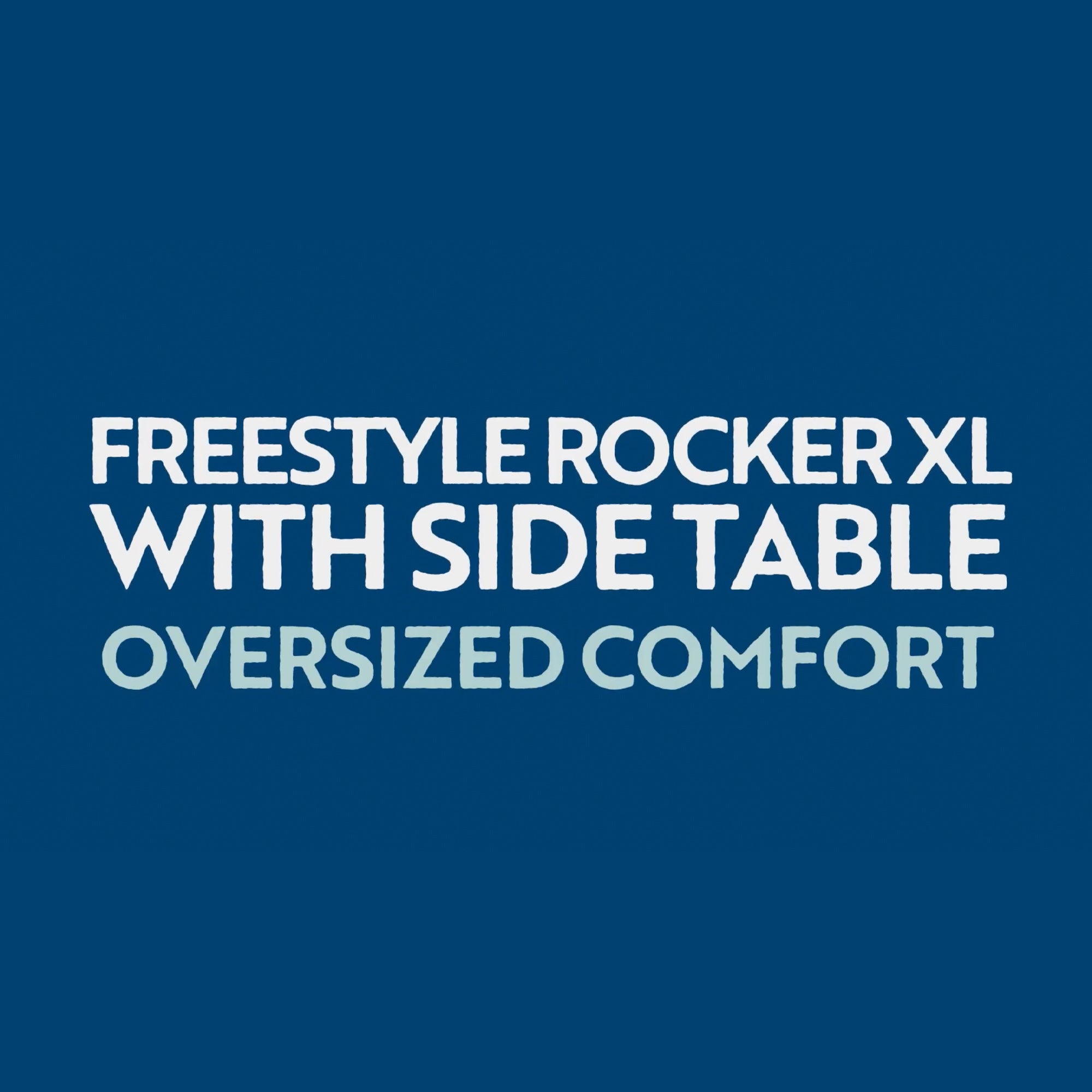 An overview video showing the features and technology of the Freestyle Rocker XL with Side Table. 