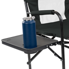 Slim Fold Director's Chair XL, Dark Charcoal, Side Table
