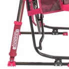 Spring-Action shocks on the pink flame waves Stowaway Rocker.