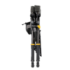 Stowaway Rocker with Side Table, Dark Charcoal, Folded Front