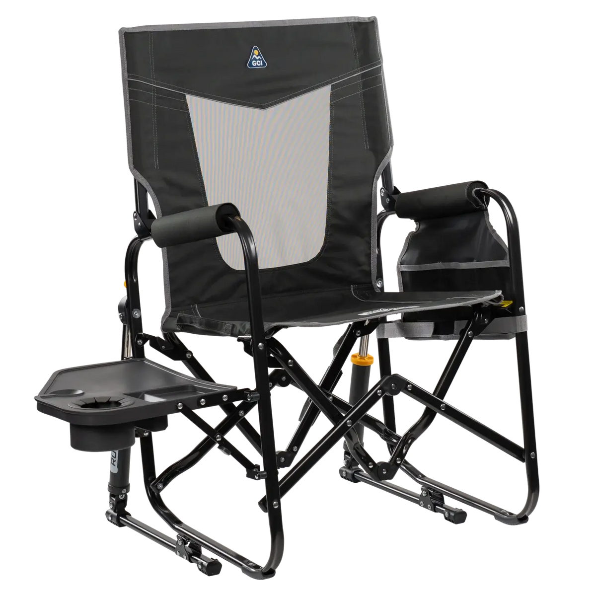 Sideway Rocker Stowaway Rocker with Side Table | GCI Outdoor