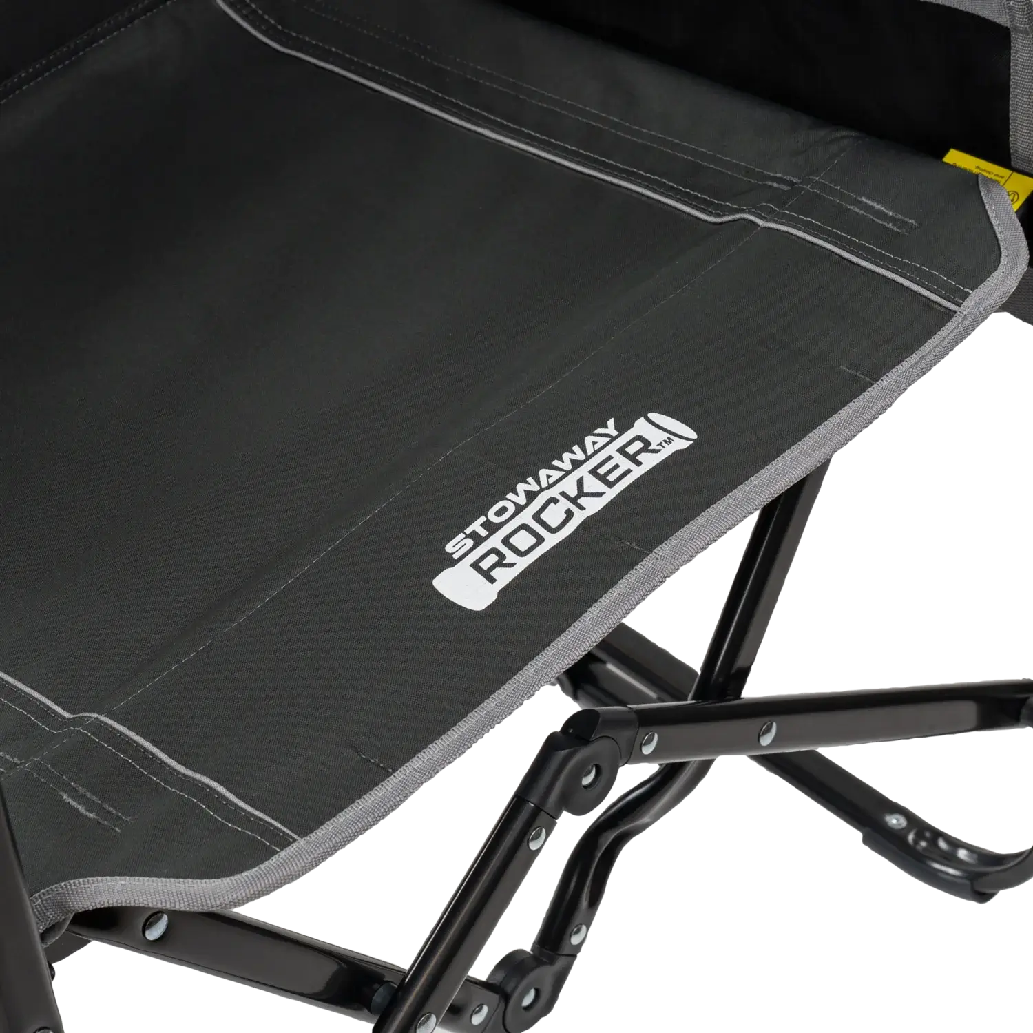 Stowaway Rocker with Side Table, Dark Charcoal, Infinity Comfort Edge