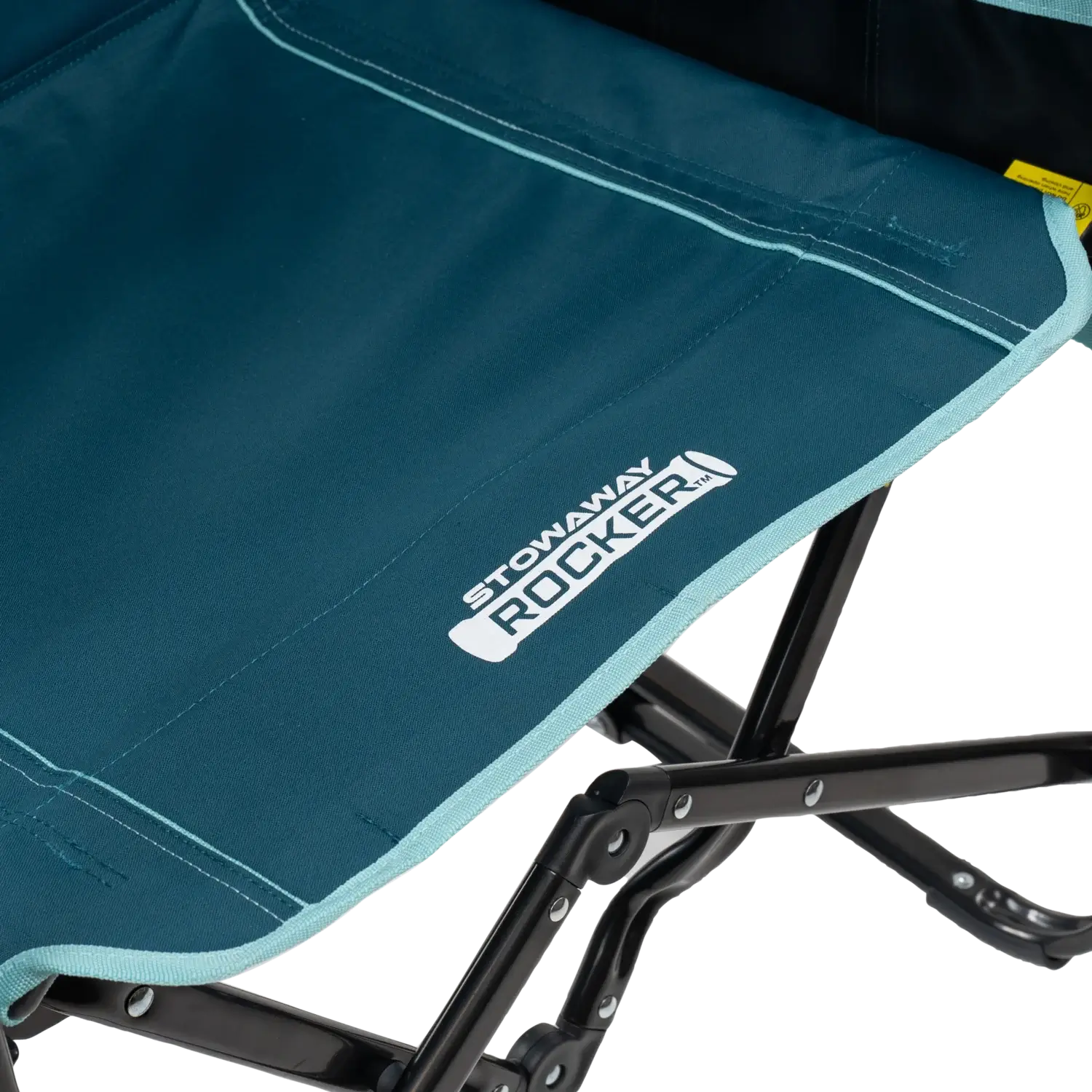 Stowaway Rocker with Side Table, Teal, Infinity Comfort Edge