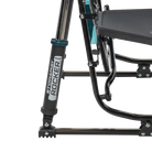 Stowaway Rocker with Side Table, Teal, Shock Detail