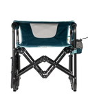 Stowaway Rocker with Side Table, Teal, Top Fold