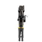 Front view of the folded varsity black Stowaway Rocker.