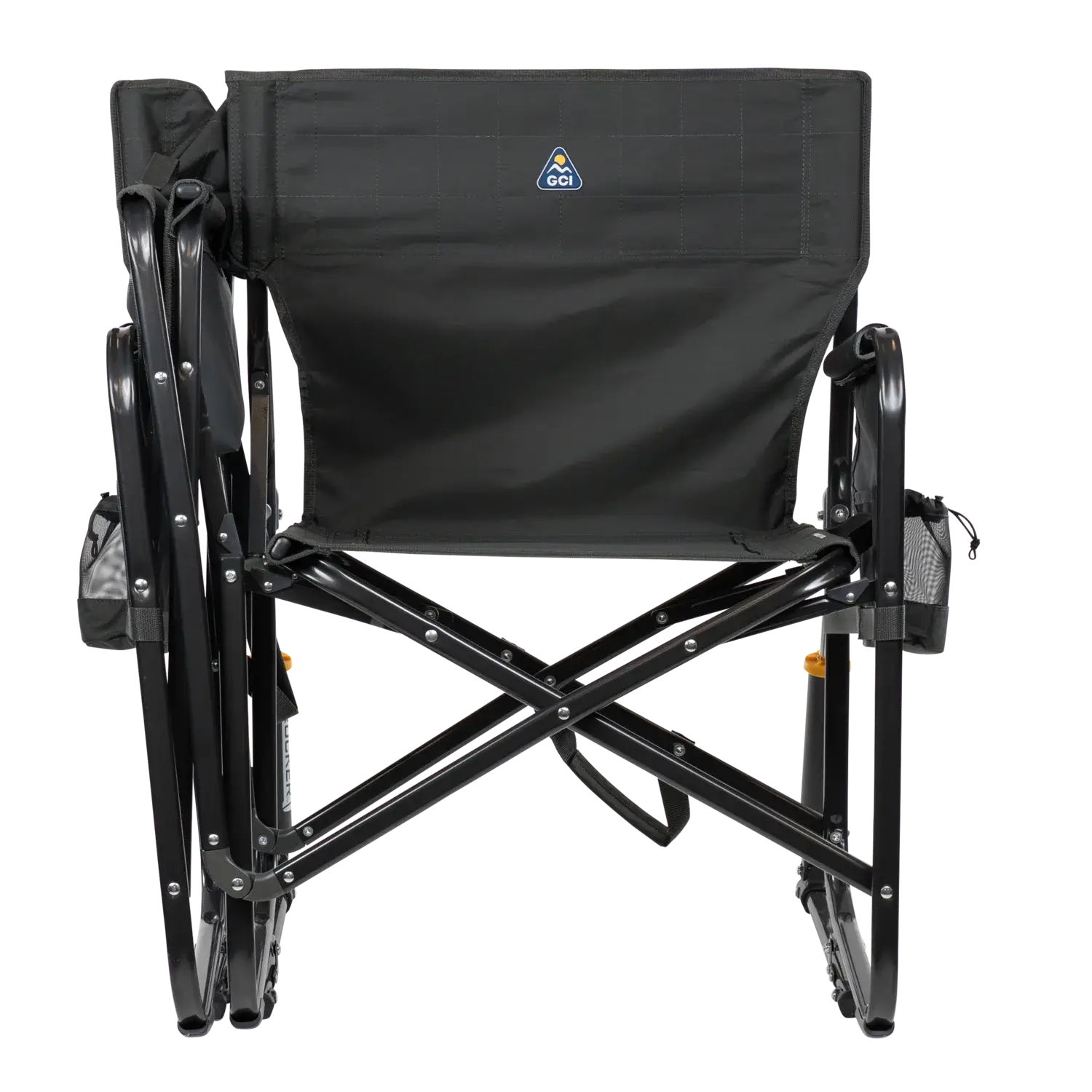 Tandem Rocker, Dark Charcoal, Folded Leftside