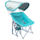 Pod Rocker with SunShade Beach Chair, Seafoam Green, Front