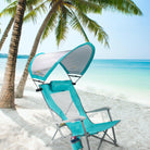 SunShade Recliner, Seafoam Green, Lifestyle Beach