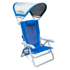 SunShade Backpack Beach Chair, Saybrook Blue, Front