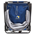 SunShade Backpack Event Chair, Royal Blue, Folded