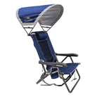 SunShade Backpack Event Chair, Royal Blue, Side Angle