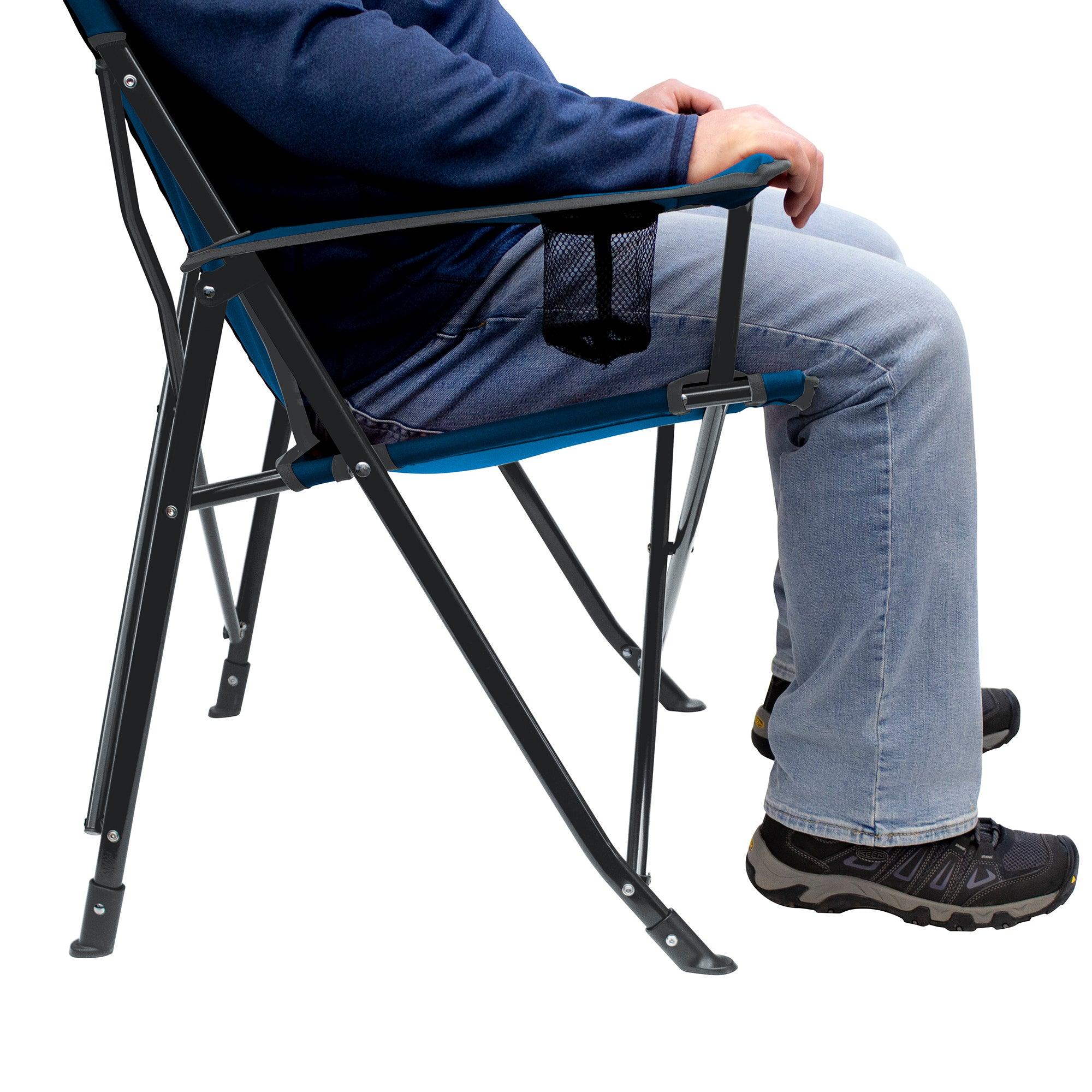 SunShade Comfort Pro Chair, Saybrook Blue, Side Armrests